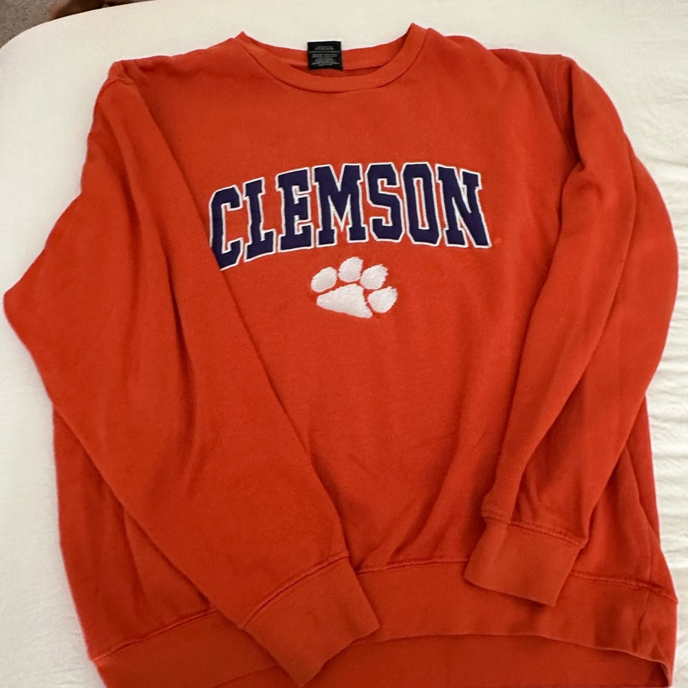 Clemson Orange Crewneck Sweater